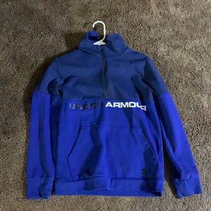 Boys under armour half zip hoodie